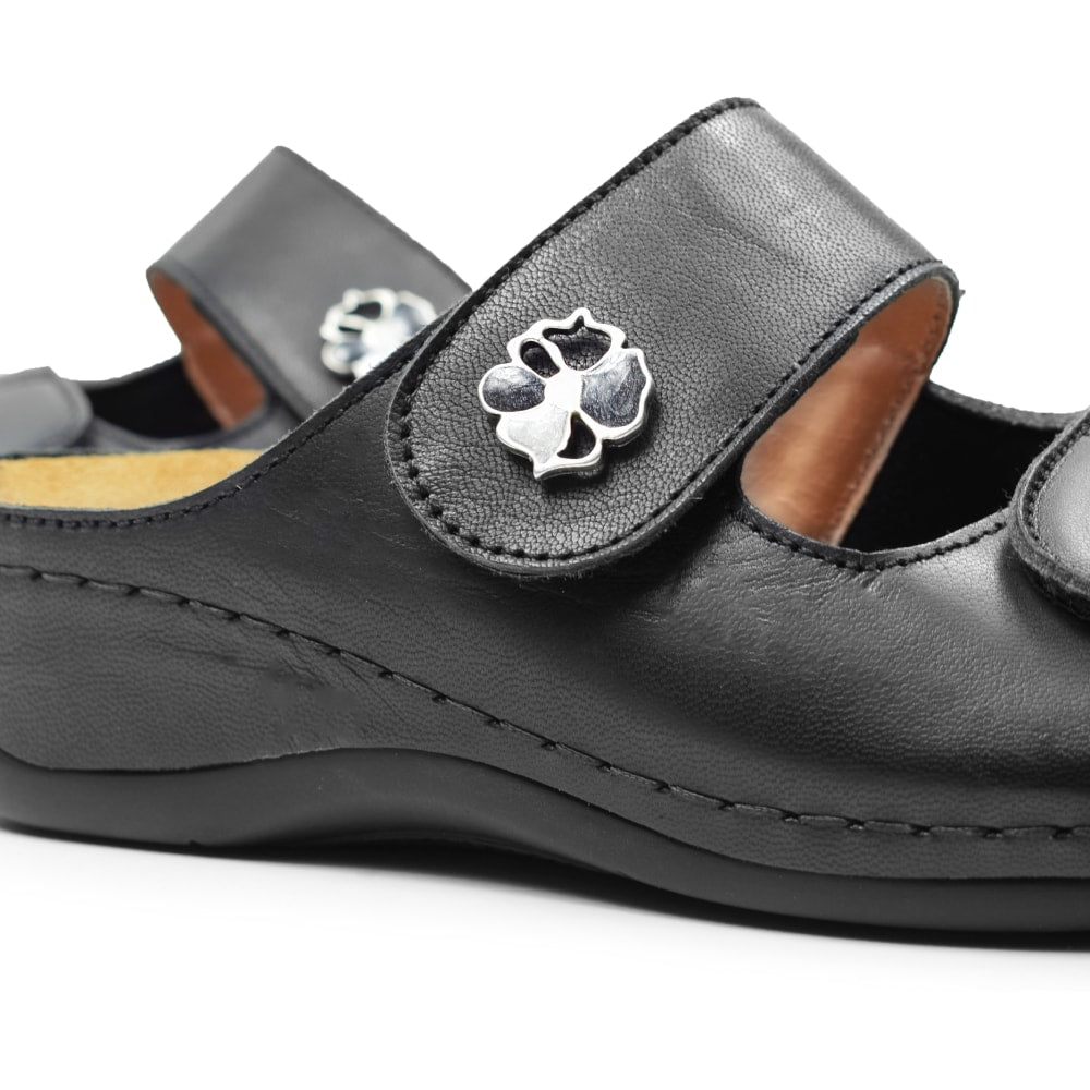 Produktbild 6 - Minfot Sandaler Stretch Petunia Svart