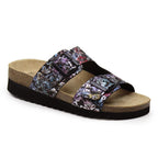 Minfot Sandaler Blød Bio Tropical Flowers Sort