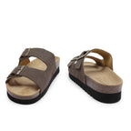 Minfot Moa Sandaler Dame Bio Ruskind Taupe
