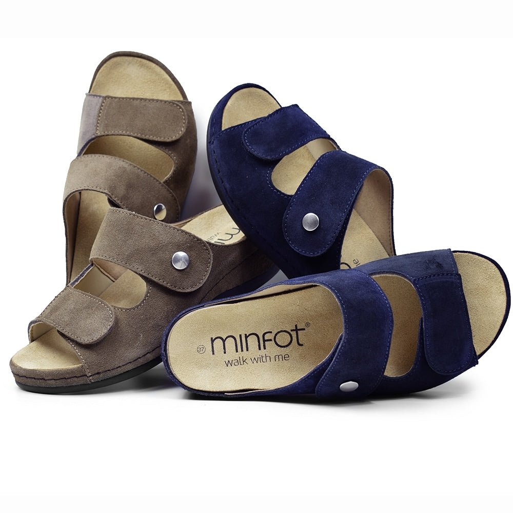 Produktbild 13 - Minfot Sandaler Stretch Skagen Navy