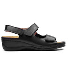 Minfot Sandaler Stretch Iris Hælrem Sort