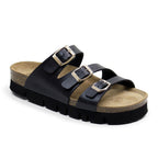 Minfot Upstep Lux Sandaler Dame Sort