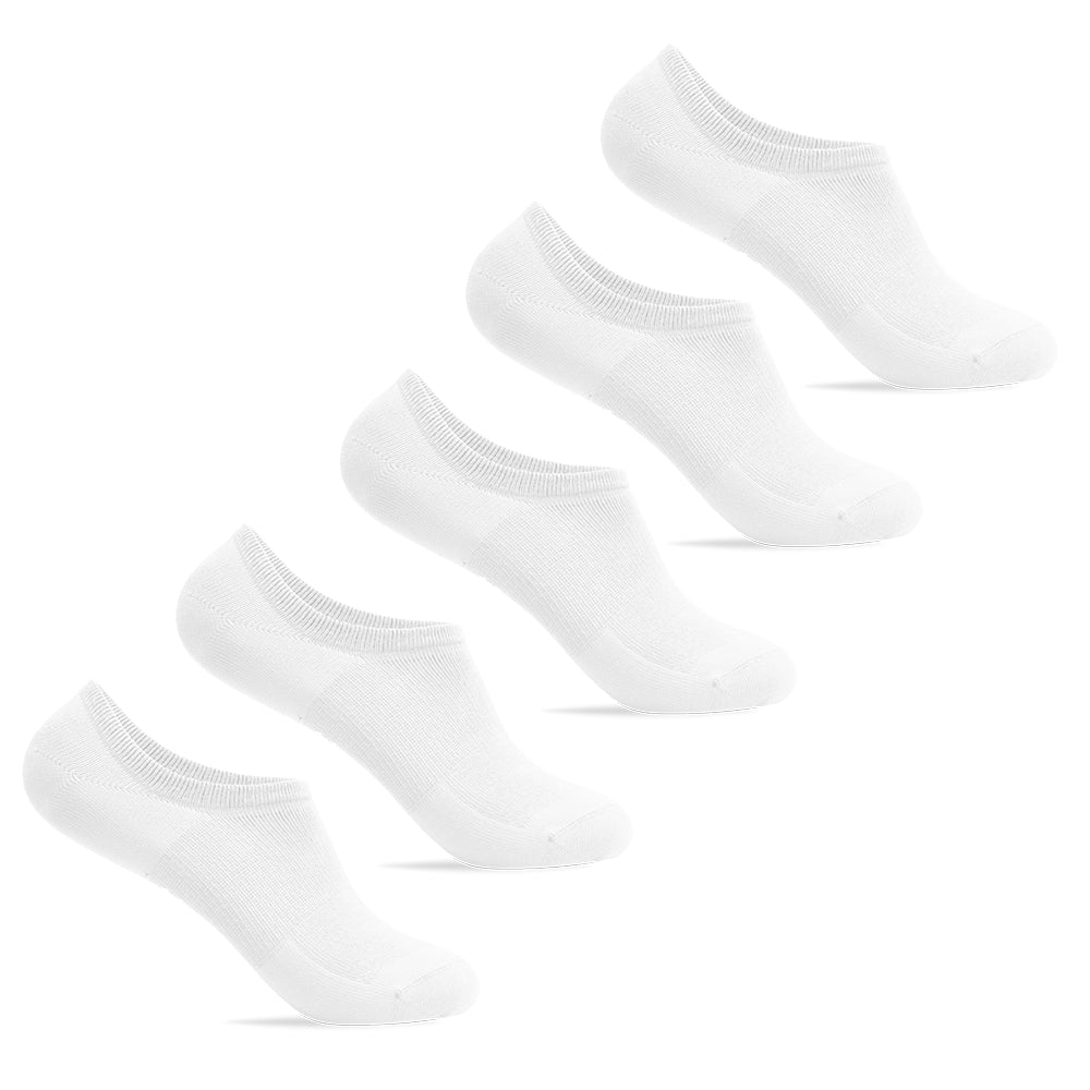 Minfot Ankelstrumpor Bambu Vit 5-pack