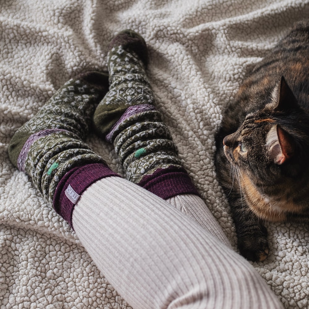 Minfot Uldstrømper Kärlek 2-pak