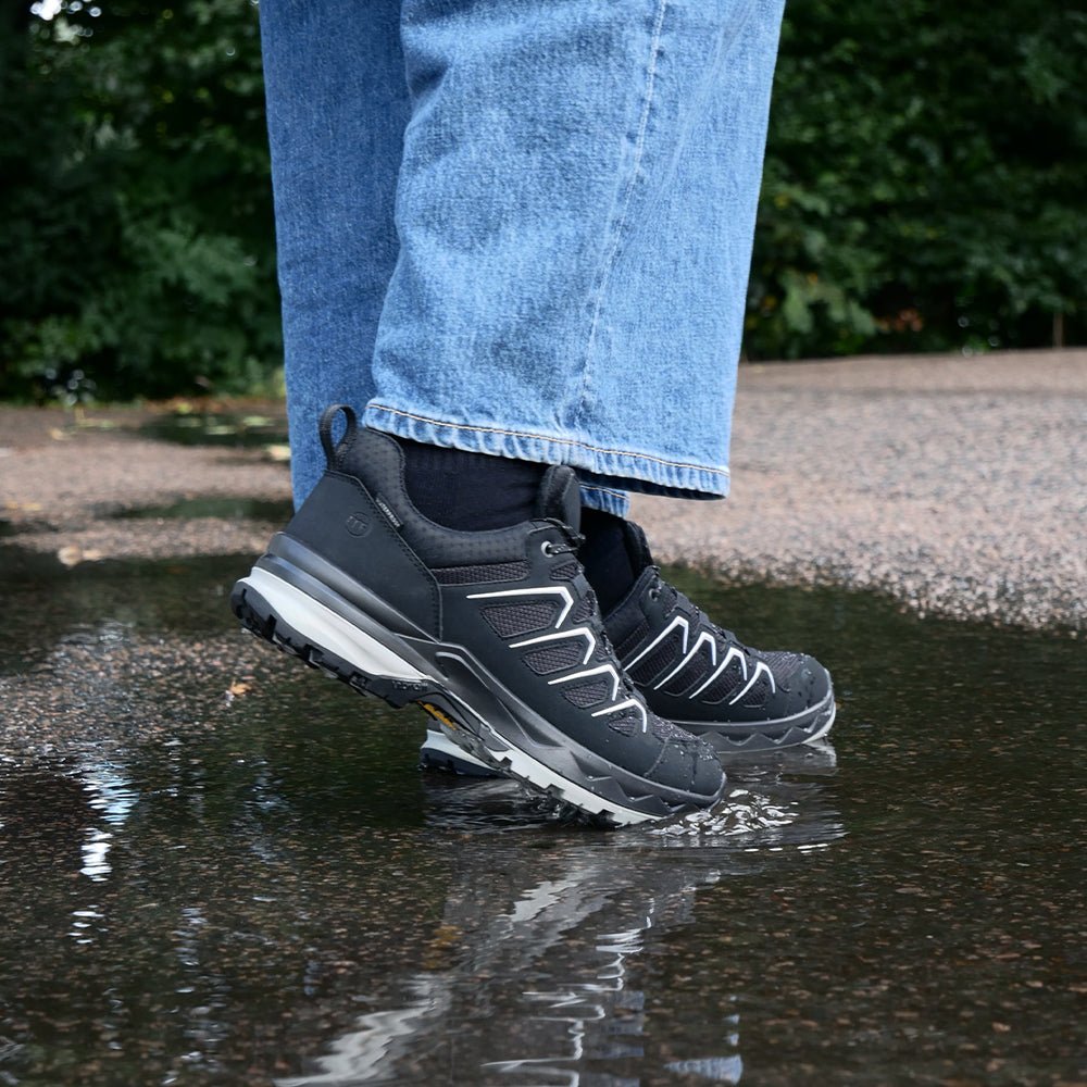 Minfot Stride Low Sko Unisex Vandtæt TEX Sort