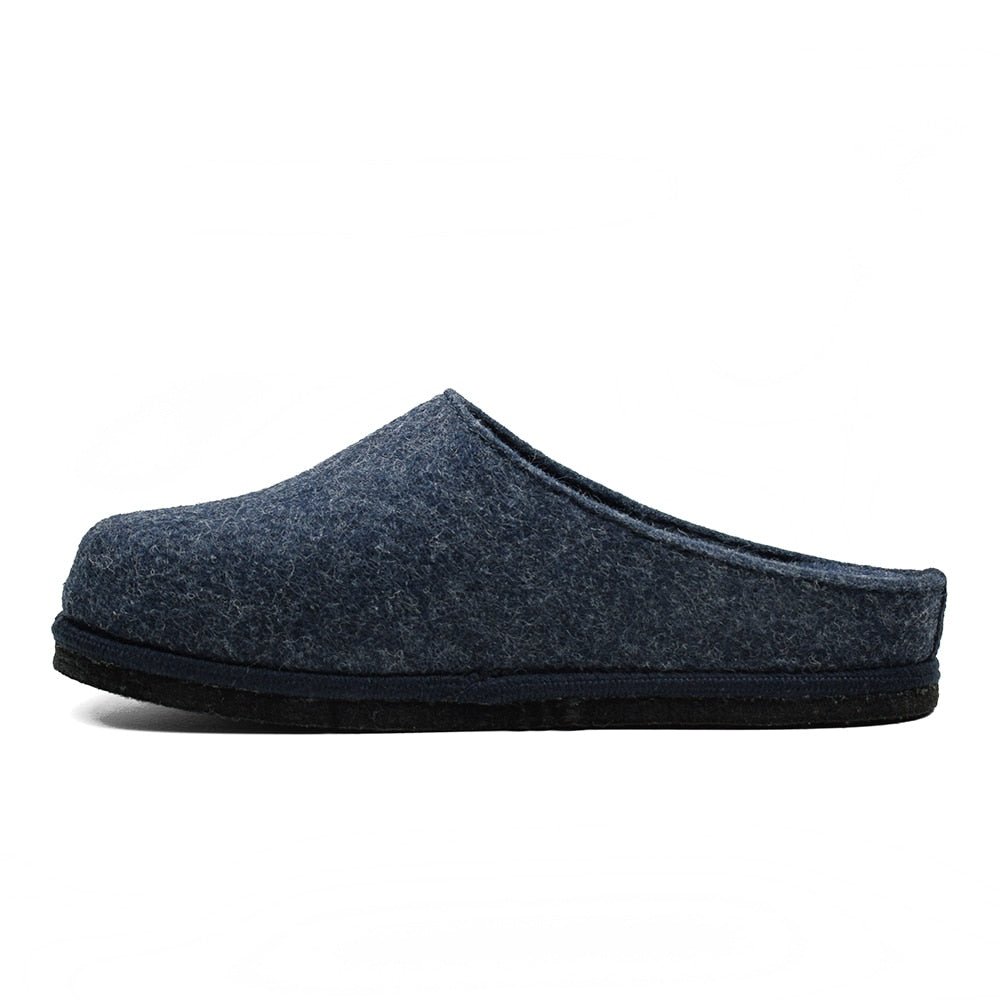 Minfot Hjemmesko Uld Slip-on Viken Uld Navy