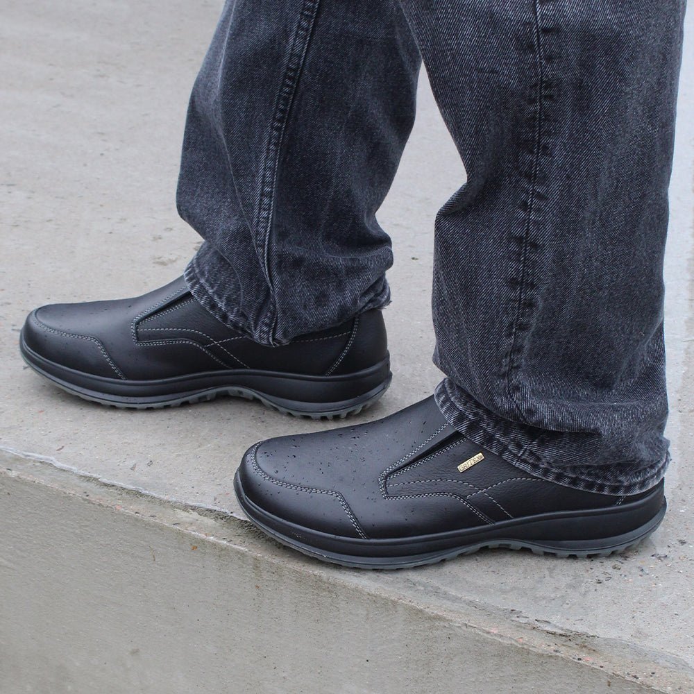 Minfot Rex Loafer Herre Vandafvisende TEX Skind Sort