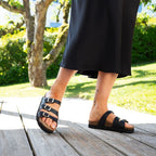 Minfot Upstep Lux Sandaler Dame Sort