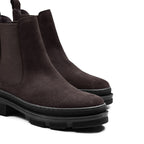 Minfot Chelsea Boots Oslo Ruskind Mørkebrun