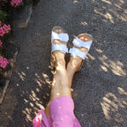 Minfot Softstep Sandaler Dame Biosandal 2-remme Softstep Hvid