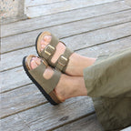Minfot Moa Sandaler Dame Bio Ruskind Olive
