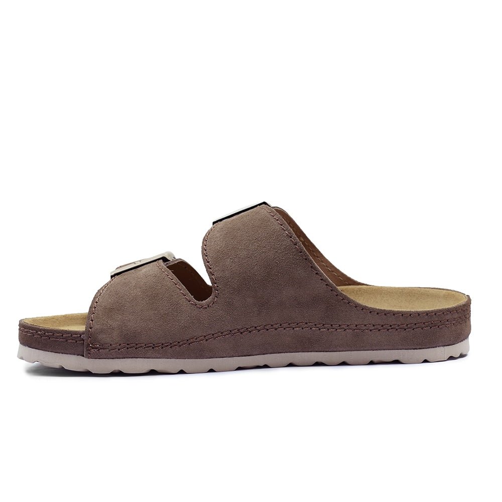 Minfot Sandaler Voss Dame Ruskind Taupe