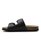 Minfot Softstep Sandaler Dame Biosandal 2-remme Sort