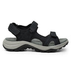 Minfot Sandhamn Sandaler Dame Nubuck Black