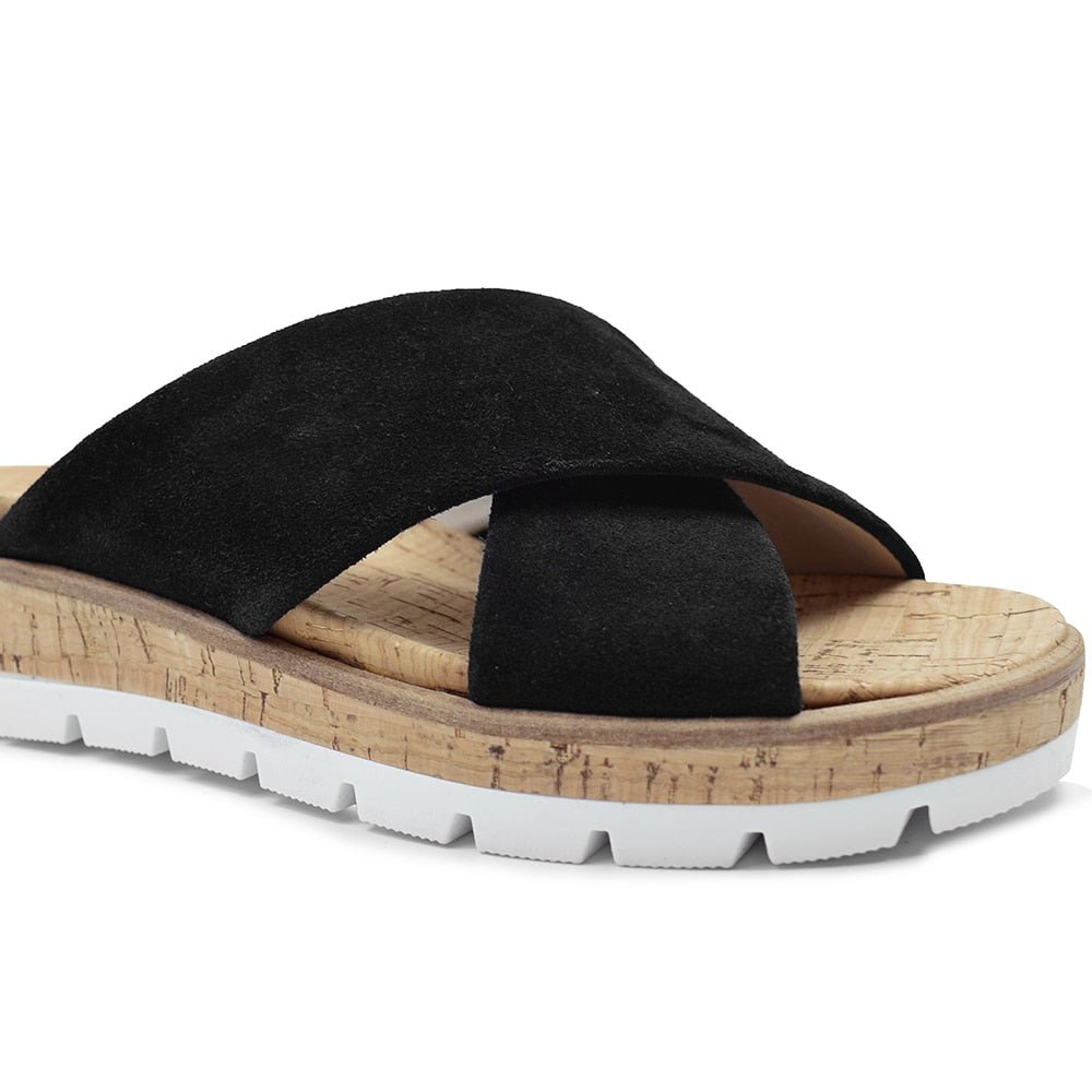 Minfot Sandaler Raposa Dame Sort