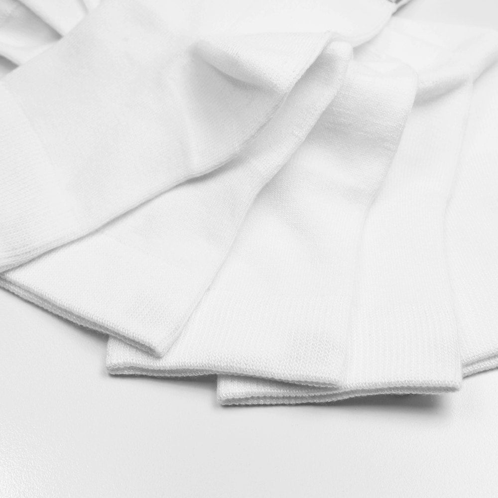 Produktbild 2 - Minfot Bambusstrømper Quarter Hvid 5-pak