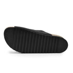 Minfot Sandal Blød Bio Sort Ruskind