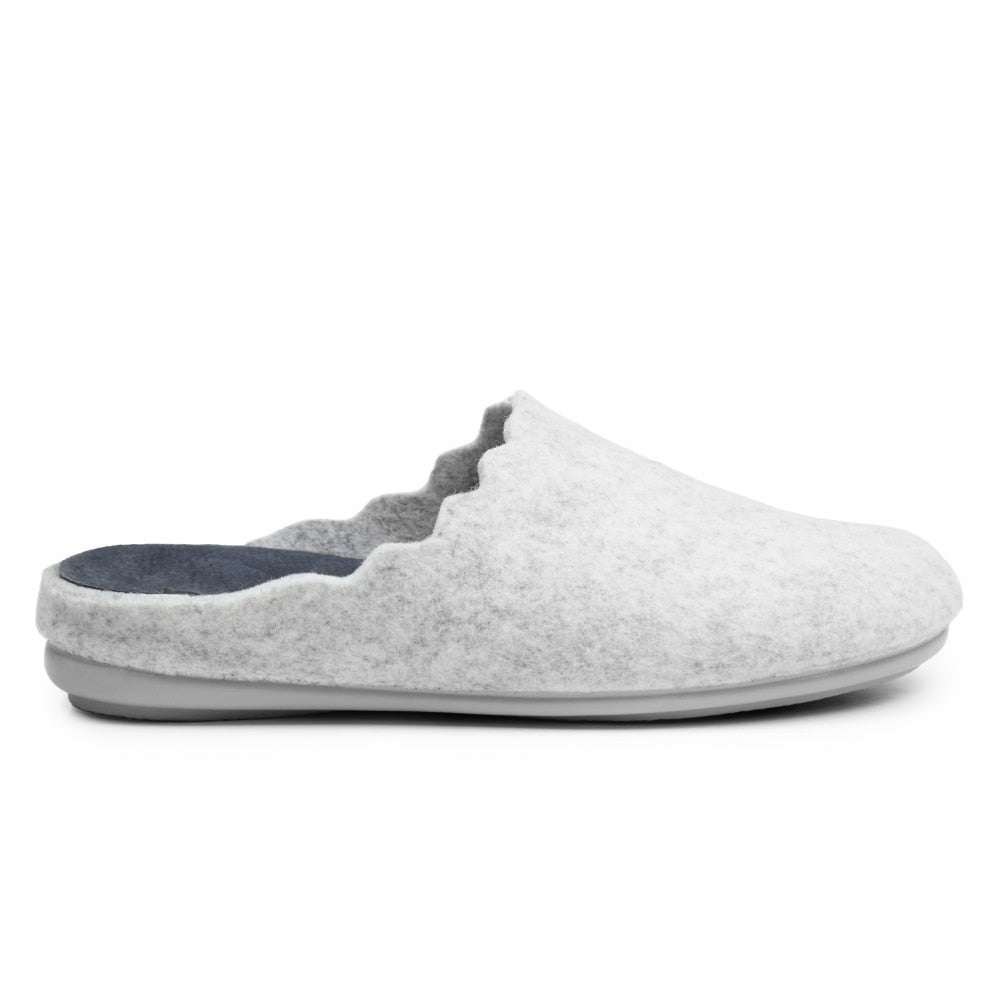 Minfot Hjemmesko Relax Dame Lysegrå