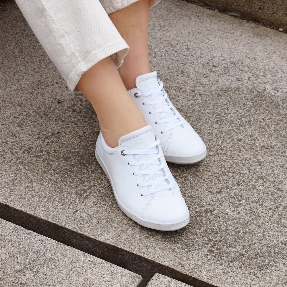 Minfot Aveny Sneaker Dame Læder Hvid