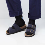 Minfot Moa Sandaler Dame Bio Ruskind Navy