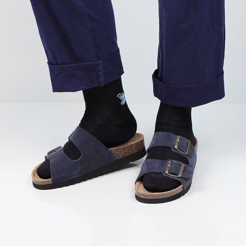 Produktbild 2 - Minfot Sandaler Moa Ruskind Navy