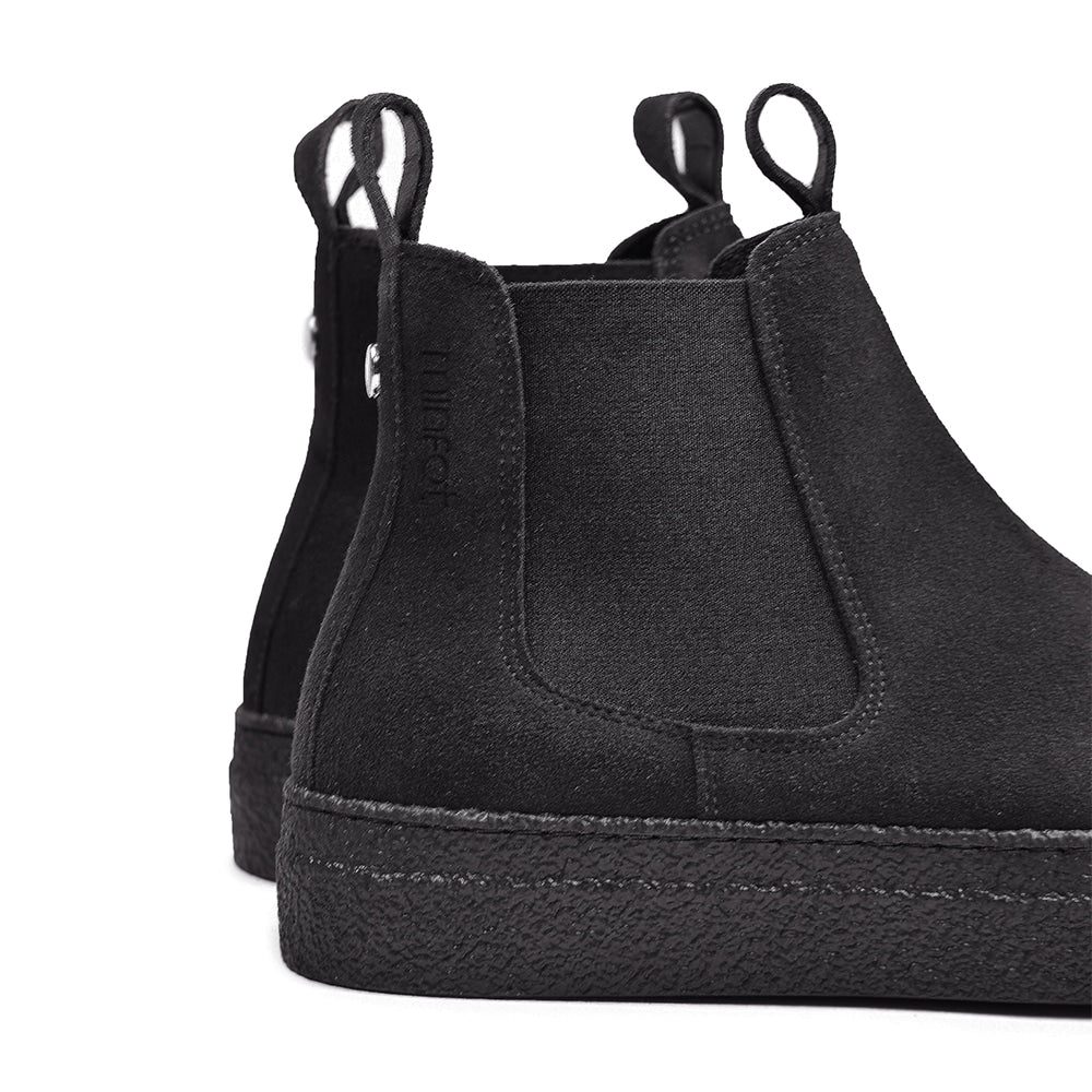 Produktbild 10 - Minfot Chelsea Boots Visby Mocka Svart