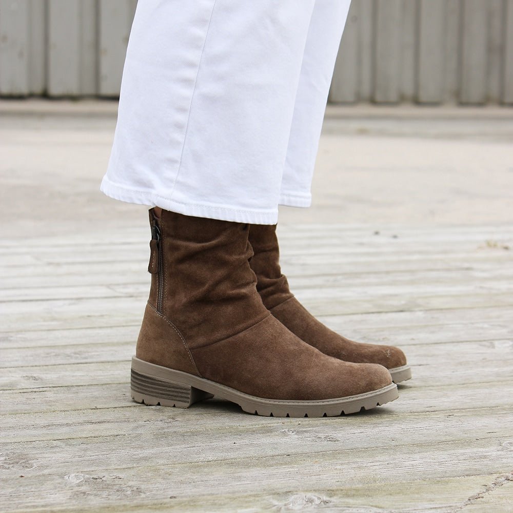 Produktbild 12 - Minfot Jolie Boots med Gummiklack Zip Aquastop-TEX Stone