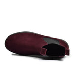 Minfot Chelsea Boots Visby Ruskind Bordeaux