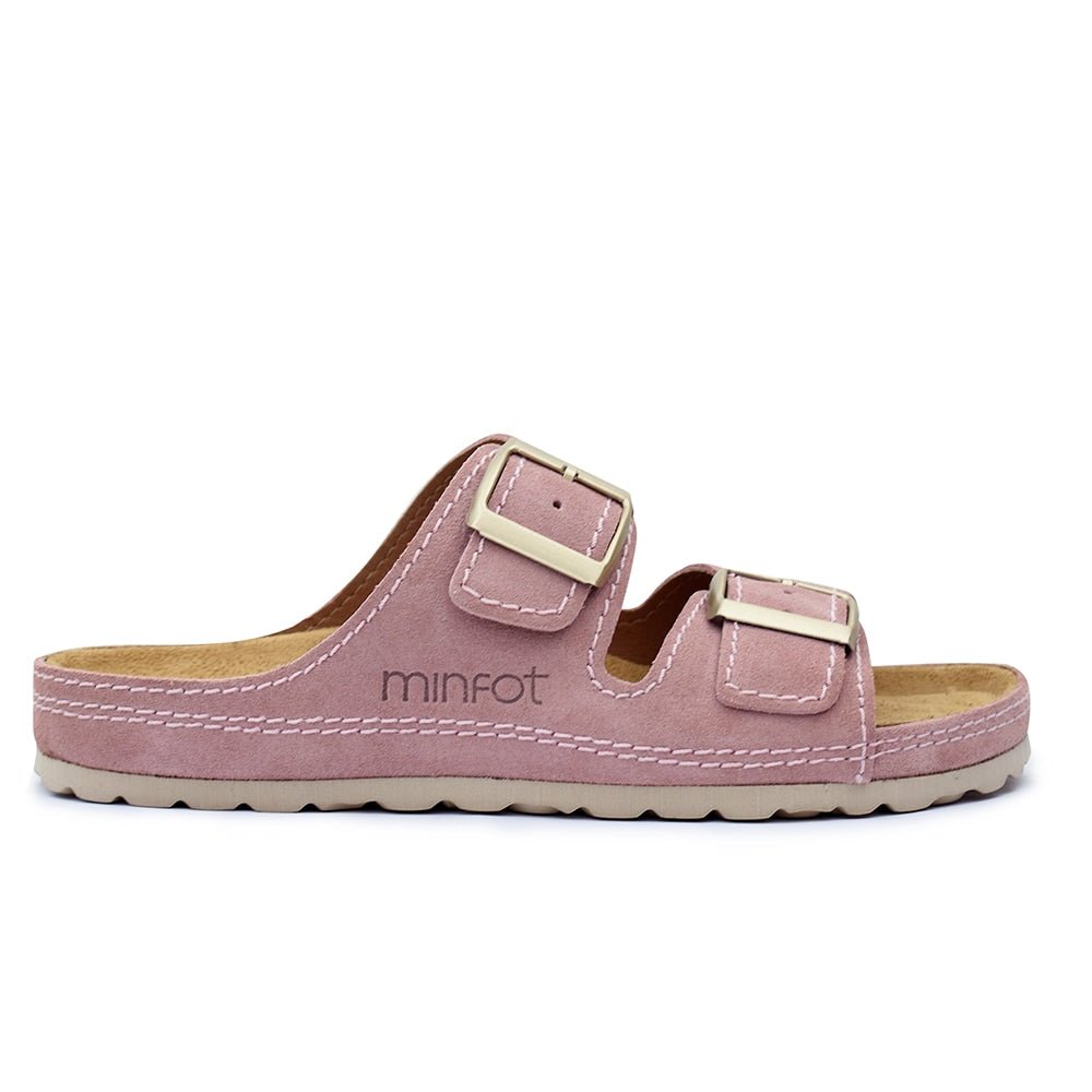 Produktbild 3 - Minfot Sandaler Voss Mocka Rosa