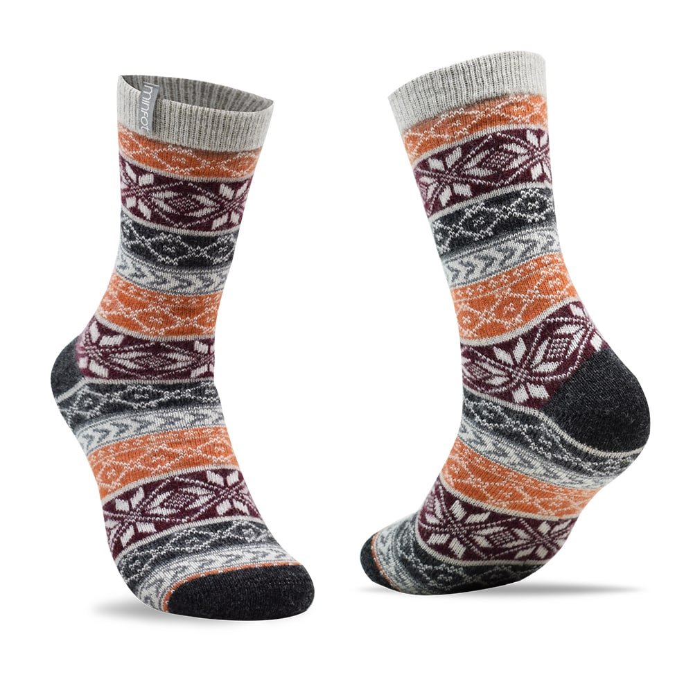 Minfot Uldstrømper Hytte 2-pak