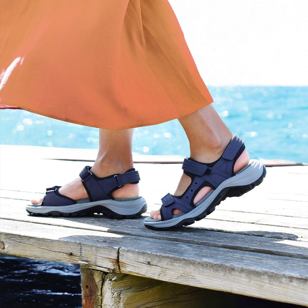 Minfot Sandaler Sandhamn Dame Nubuck Navy