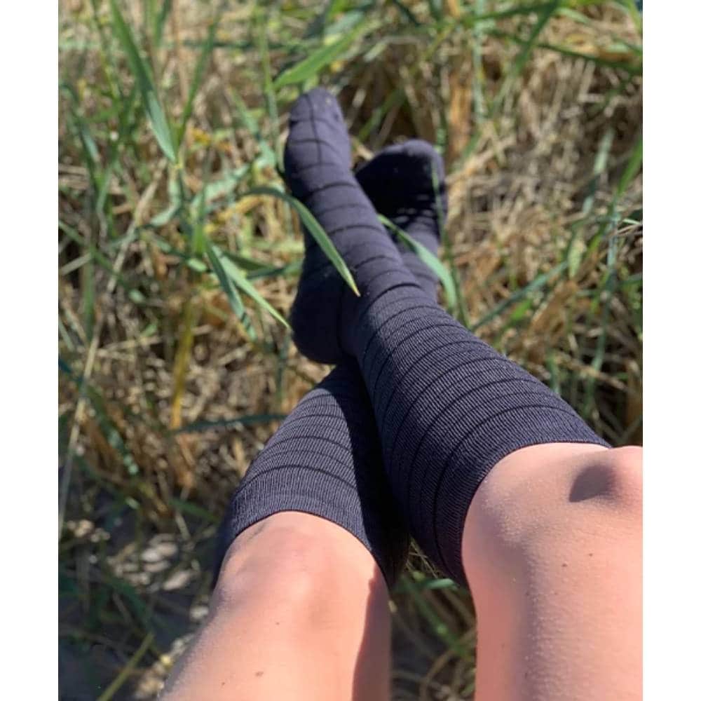 SupCare Støttestrømper Bambus Mørkegrå