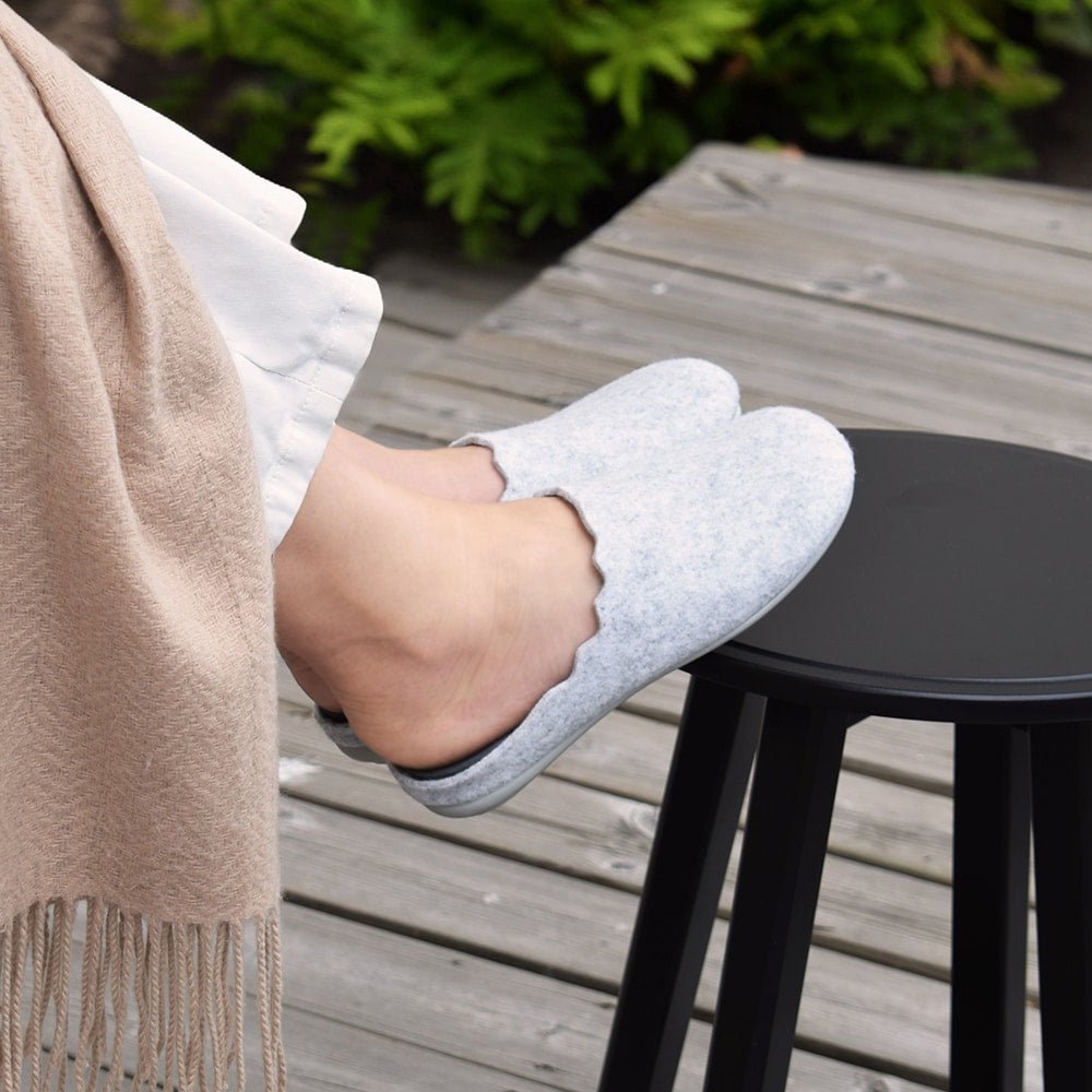 Minfot Hjemmesko Relax Dame Lysegrå