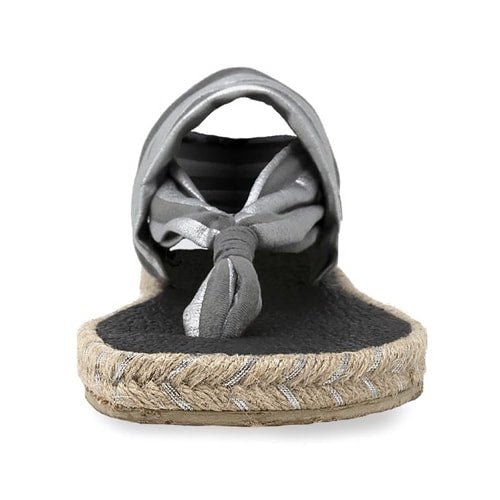 Nalho Ganika Sandal Metallic W Grey Sølv
