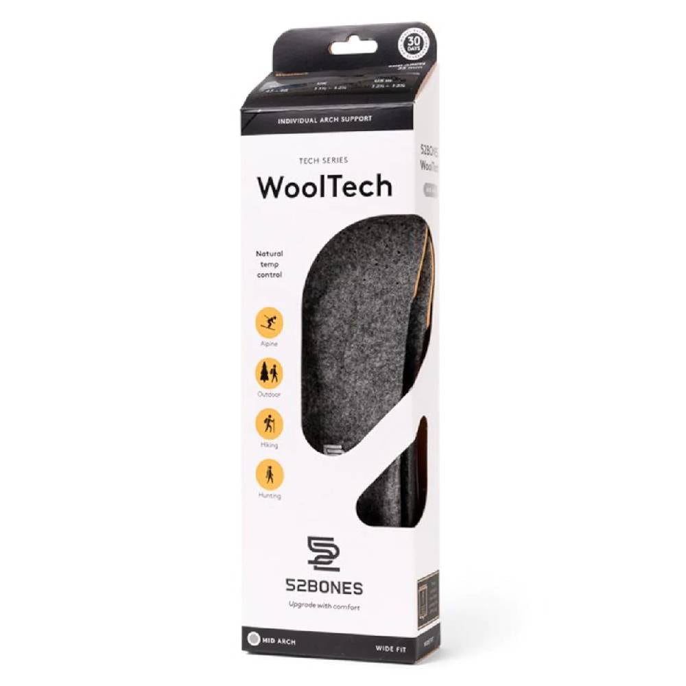 Produktbild 6 - 52BONES WoolTech Mid Sulor Ull För Neutralt Fotvalv