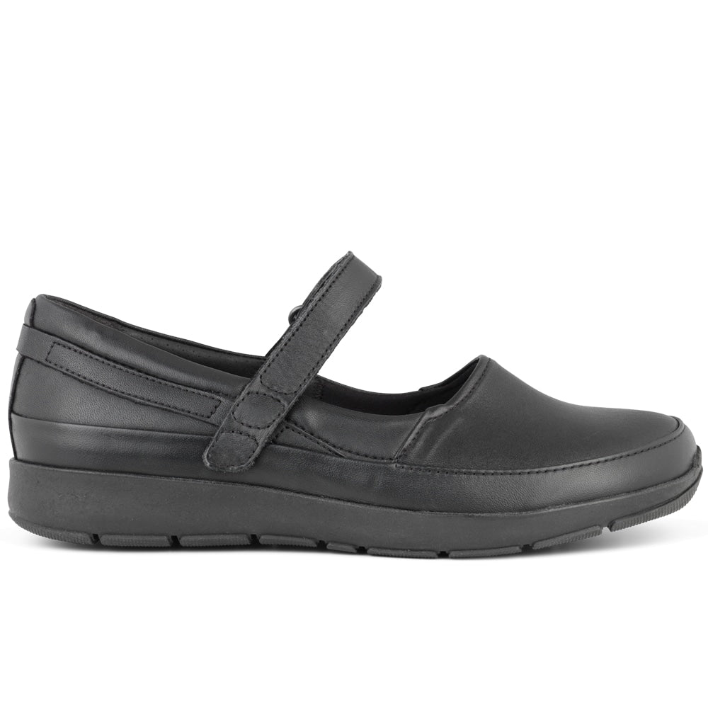 New Feet Anine Skor Ballerina Orthostretch Dam Svart