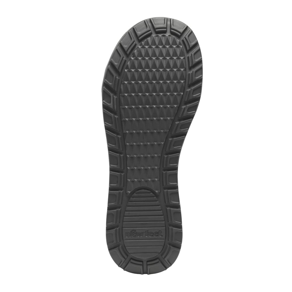 New Feet Mathilde Extra Brede Sko Stretch Velcro Sort