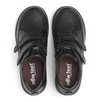 New Feet Mathilde Extra Brede Sko Stretch Velcro Sort