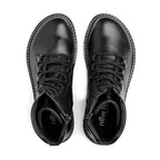New Feet Mary Boots Snøring Lynlås Sort