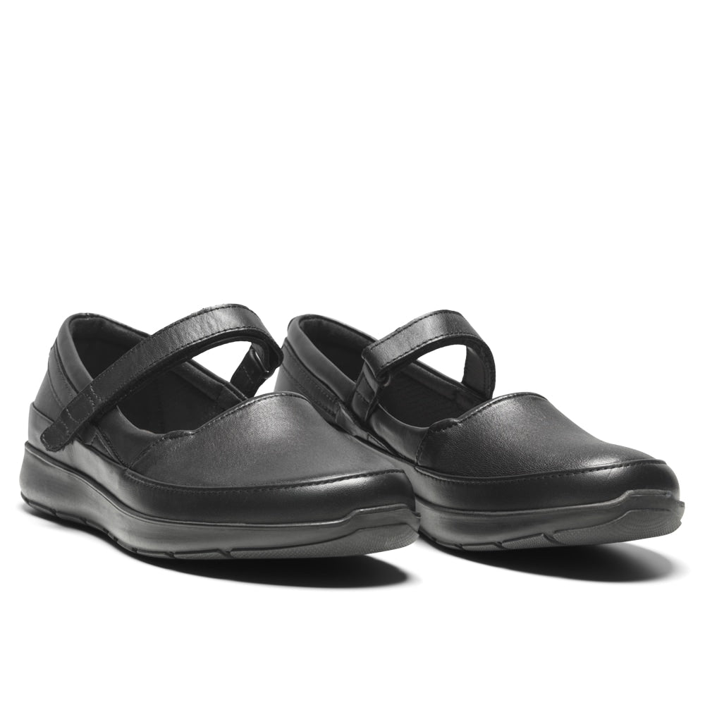 Produktbild 4 - New Feet Anine Skor Ballerina Orthostretch Dam Svart