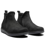 New Feet Frankie Ekstra Brede Boots Lynlås Tex Sort