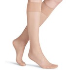Falke Pure Matt Knæstrømper Dame Nylon 20 den Beige 1-pak