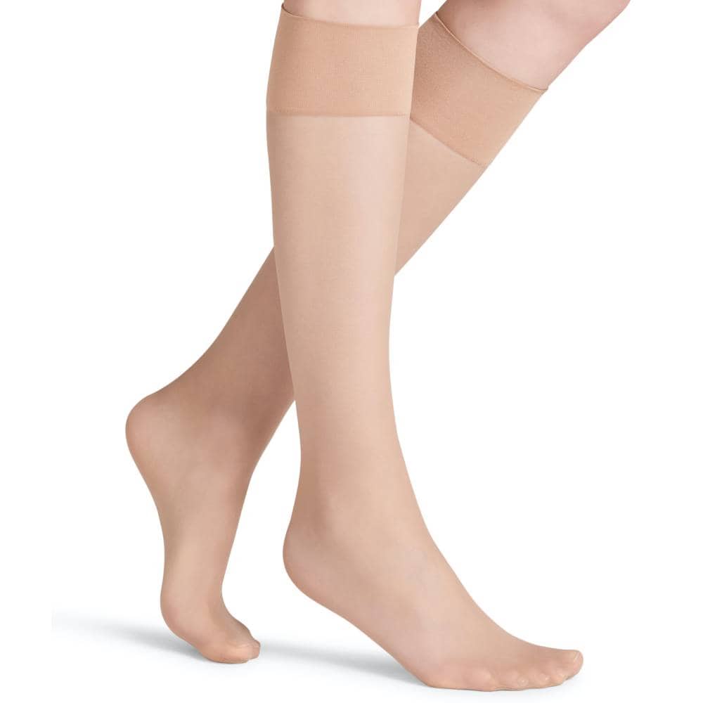 Falke Nylonstrumpor Pure Matt 20 Knee-High Falke Cocoon