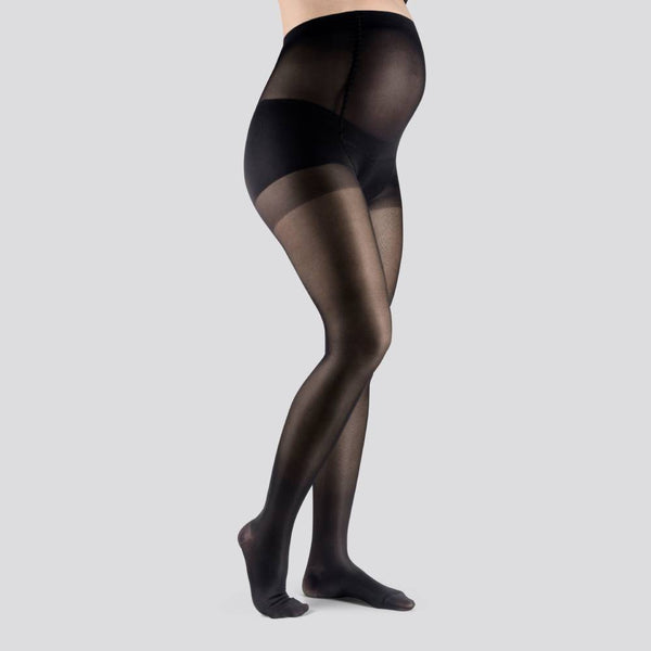 Mabs Støttestrømpebukser Gravid Nylon Sort 1-pak