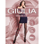 Giulia Relax Nylonstrømpebukser 50 den Sort 1-pak