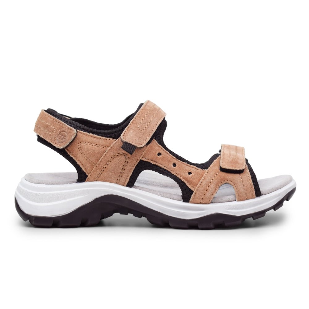 Minfot Sandaler Sandhamn Dame Ruskind Terracotta