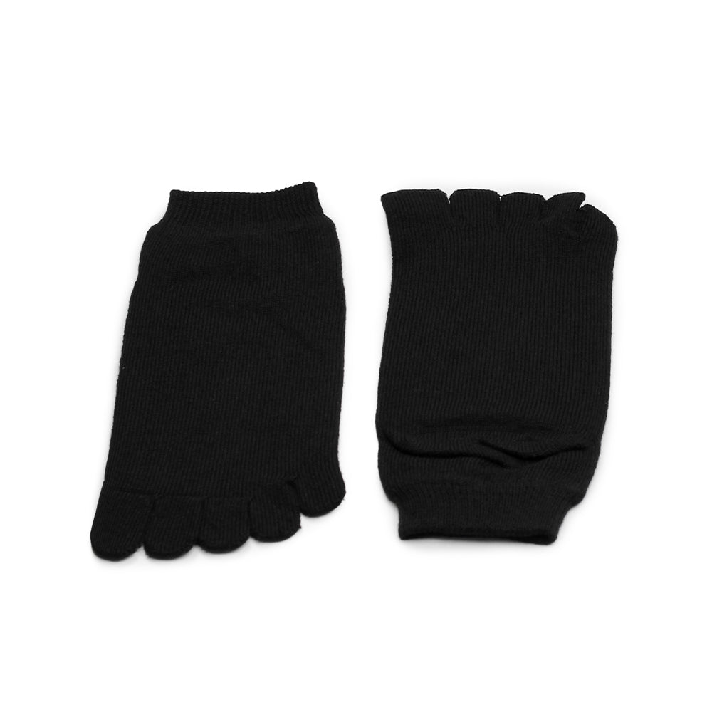 Minfot Tåstrømper Merinould Sort 1-pak