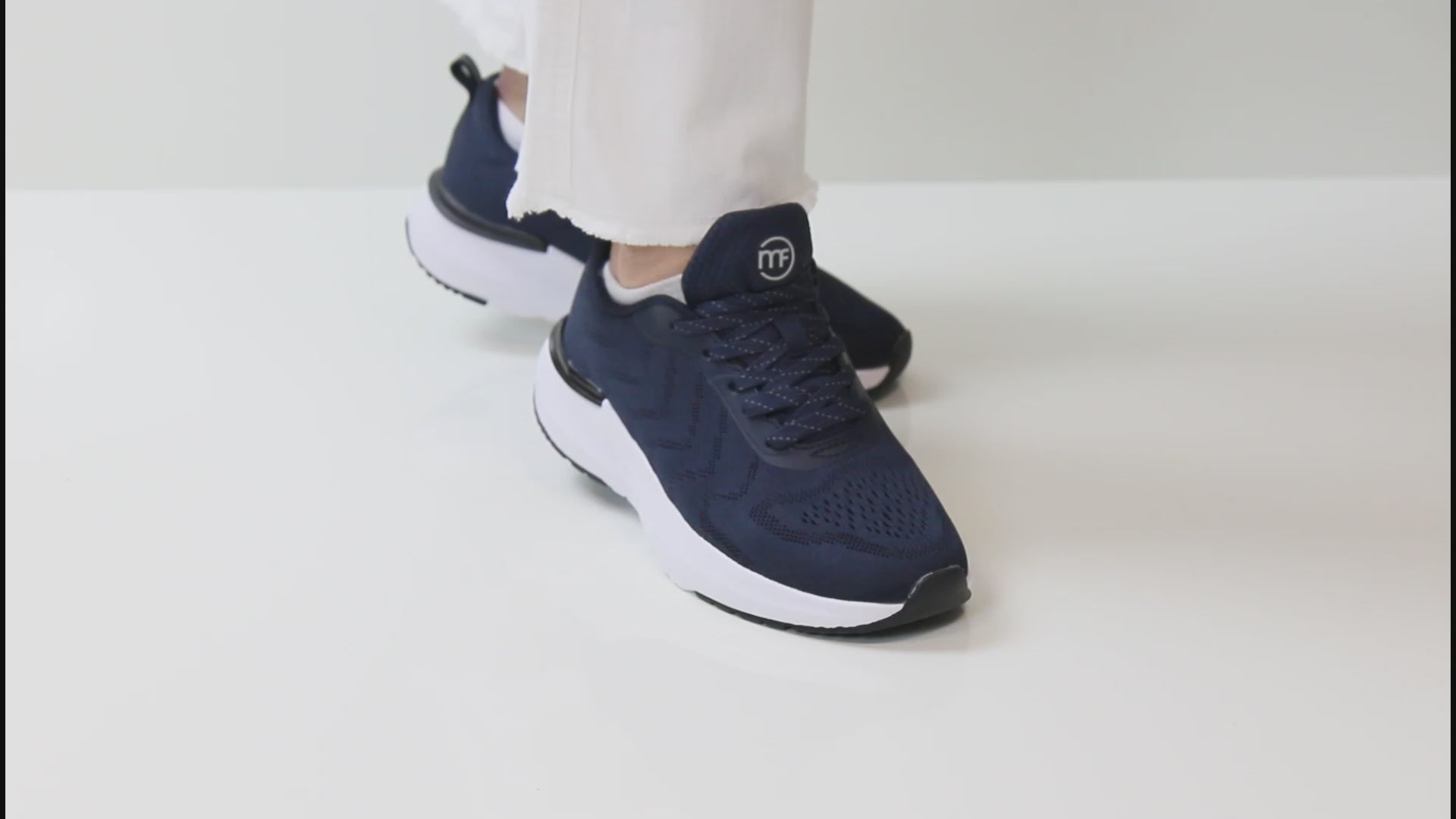 Minfot Sneaker Move Dame Mesh Mørkeblå