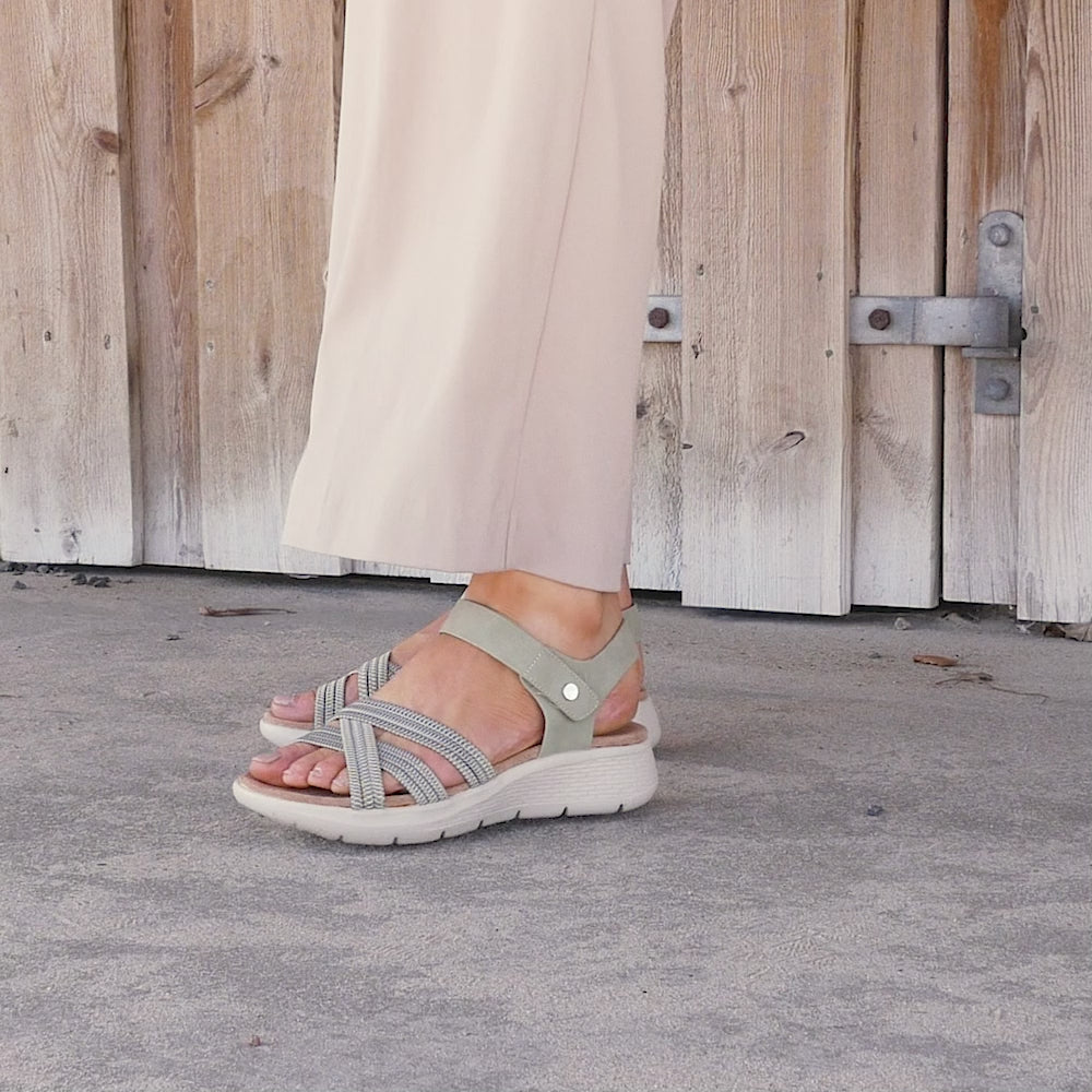 Minfot Cloudlite Nia Sandaler Dame Grøn