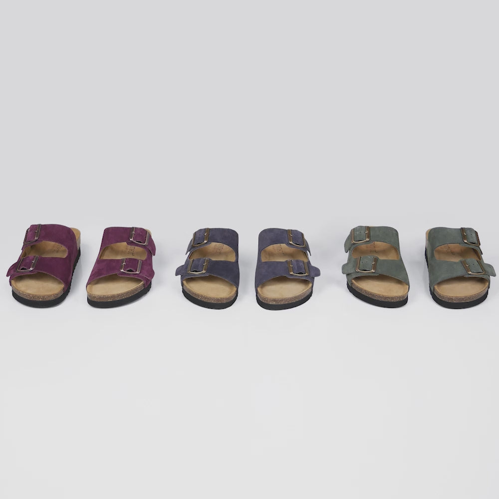 Minfot Moa Sandaler Bio Ruskind Bordeaux